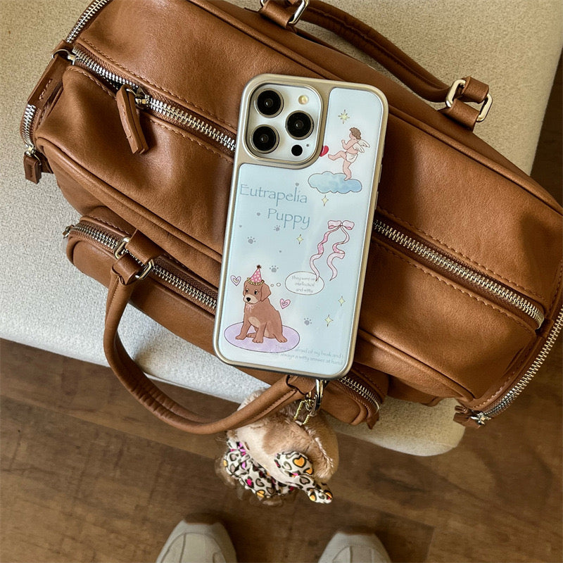 Eutrapelia Puppy iPhone case š