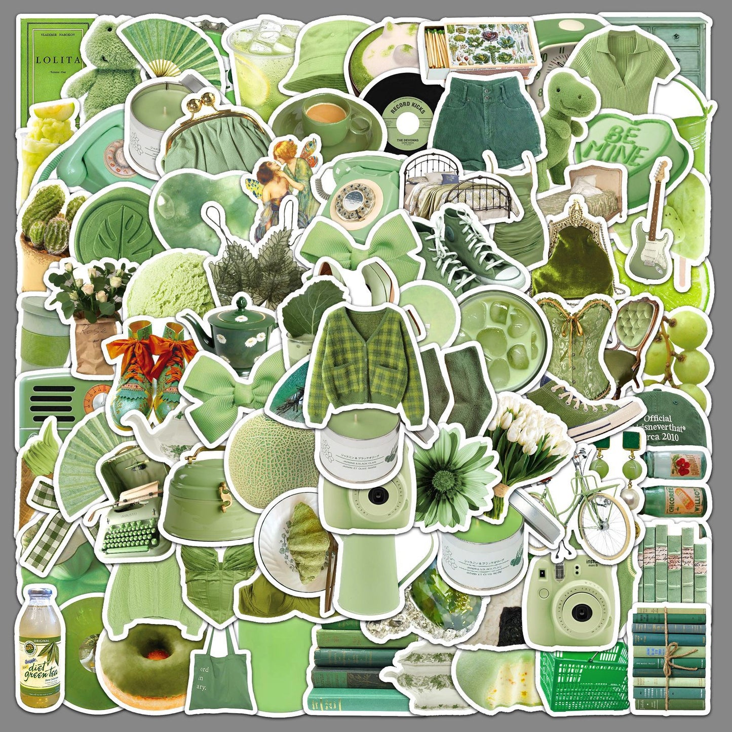 Green style sticker pack