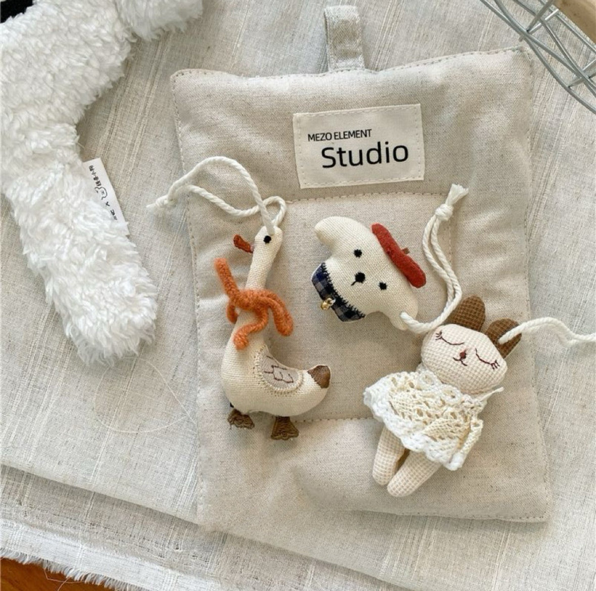 Sweet Fabric β Teddy, Swan, Pup & Cherry Charm