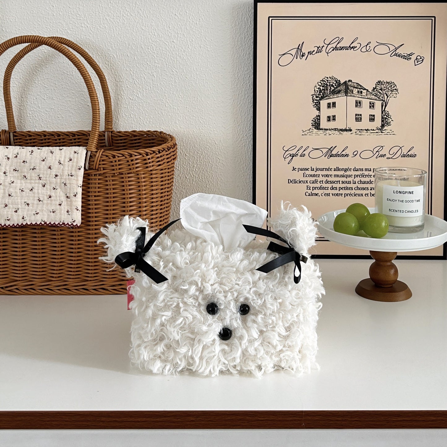 Doggy Plush Tissue Cover 🧻