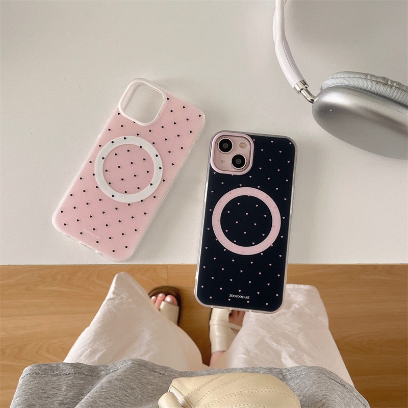 Dot series magsafe iphone case π€