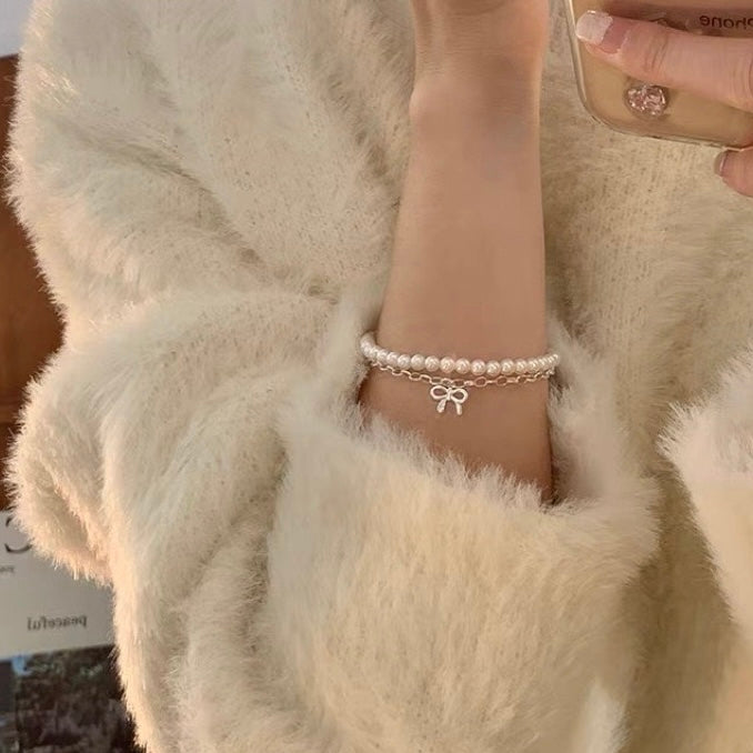 Double pearl bracelet 🤍