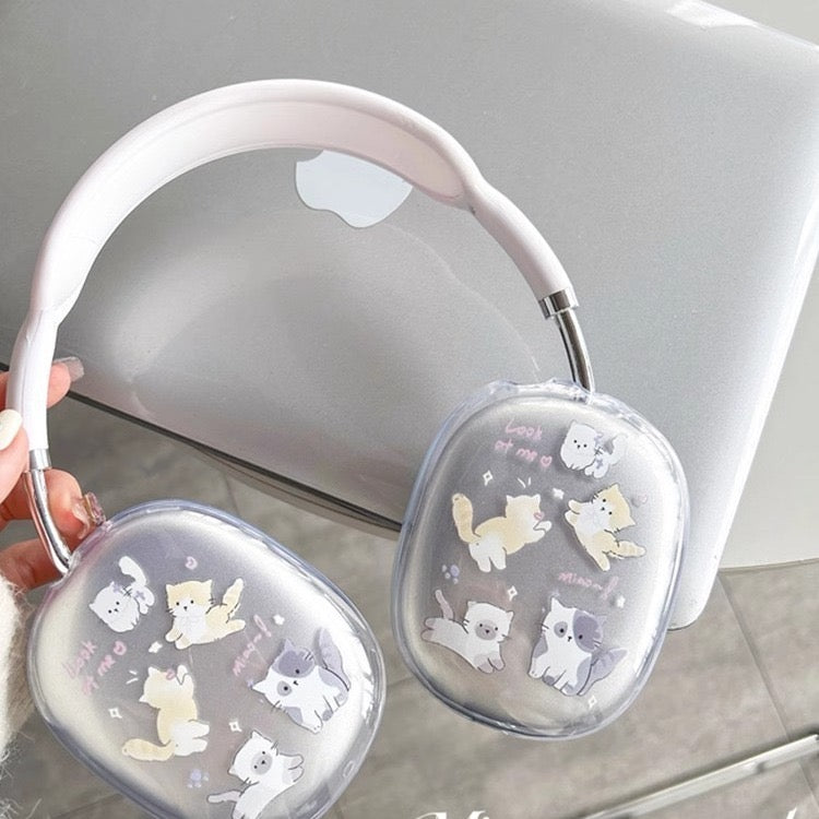 Happy Cats and Dogs AirPods Pro Max Case 🍦