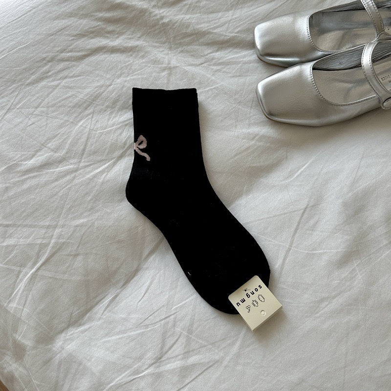 Ribbon secret Mid-Calf Socks 🔮