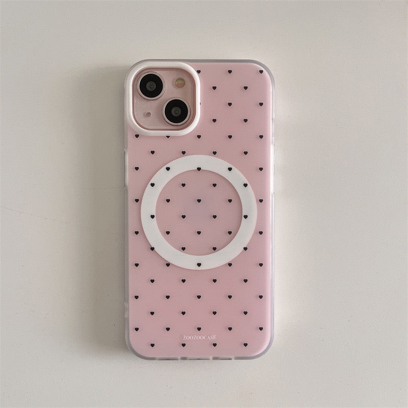 Dot series magsafe iphone case π€