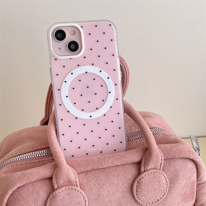 Dot series magsafe iphone case π€