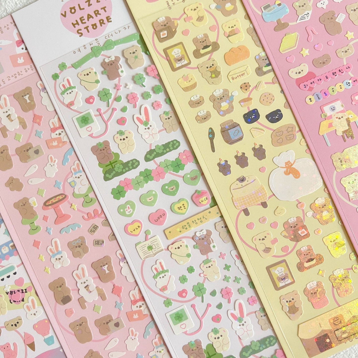 Cute bear large sticker pack 1️⃣