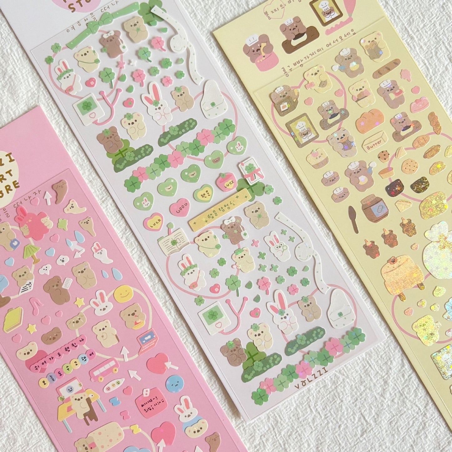 Cute bear large sticker pack 1️⃣