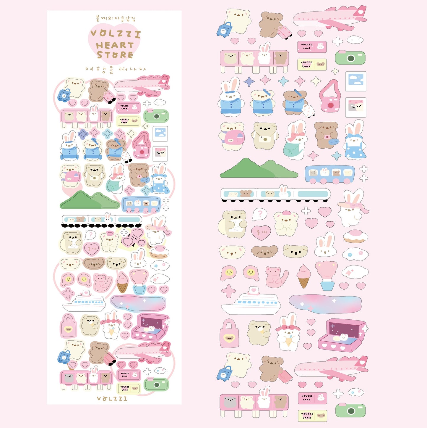Cute bear large sticker pack 1️⃣