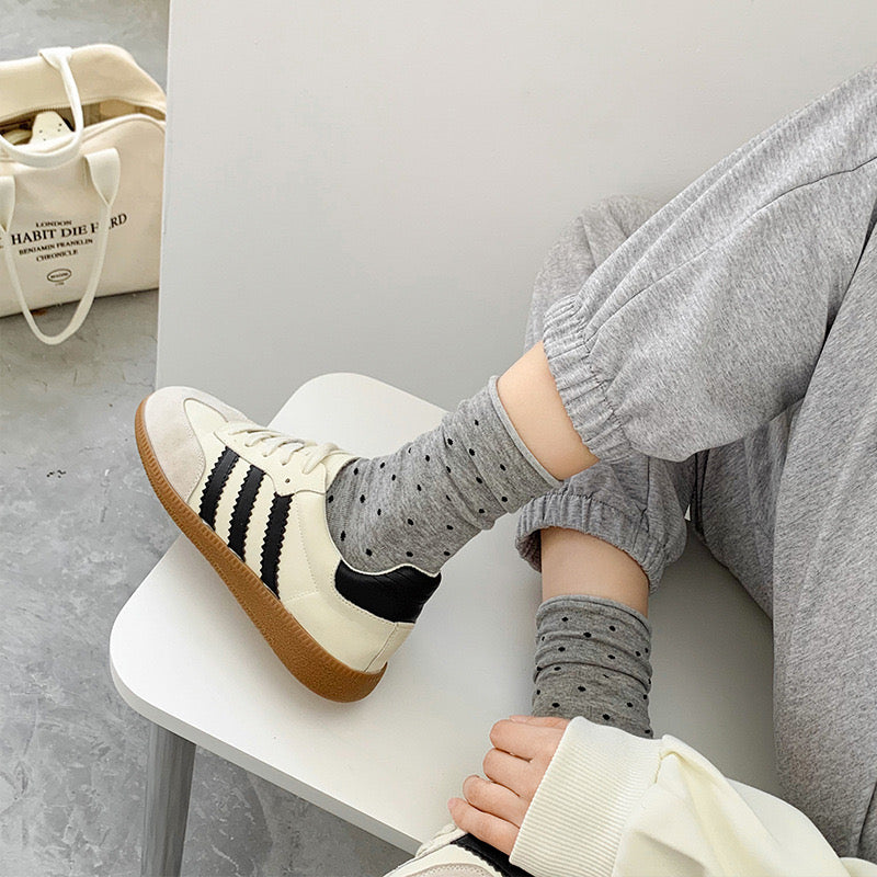 Milky dots Mid-Calf Socks 🥛