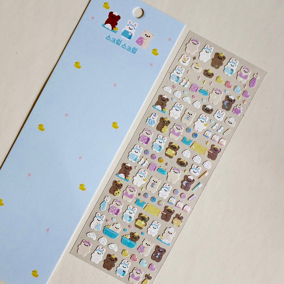 Cute bear large sticker pack 2️⃣