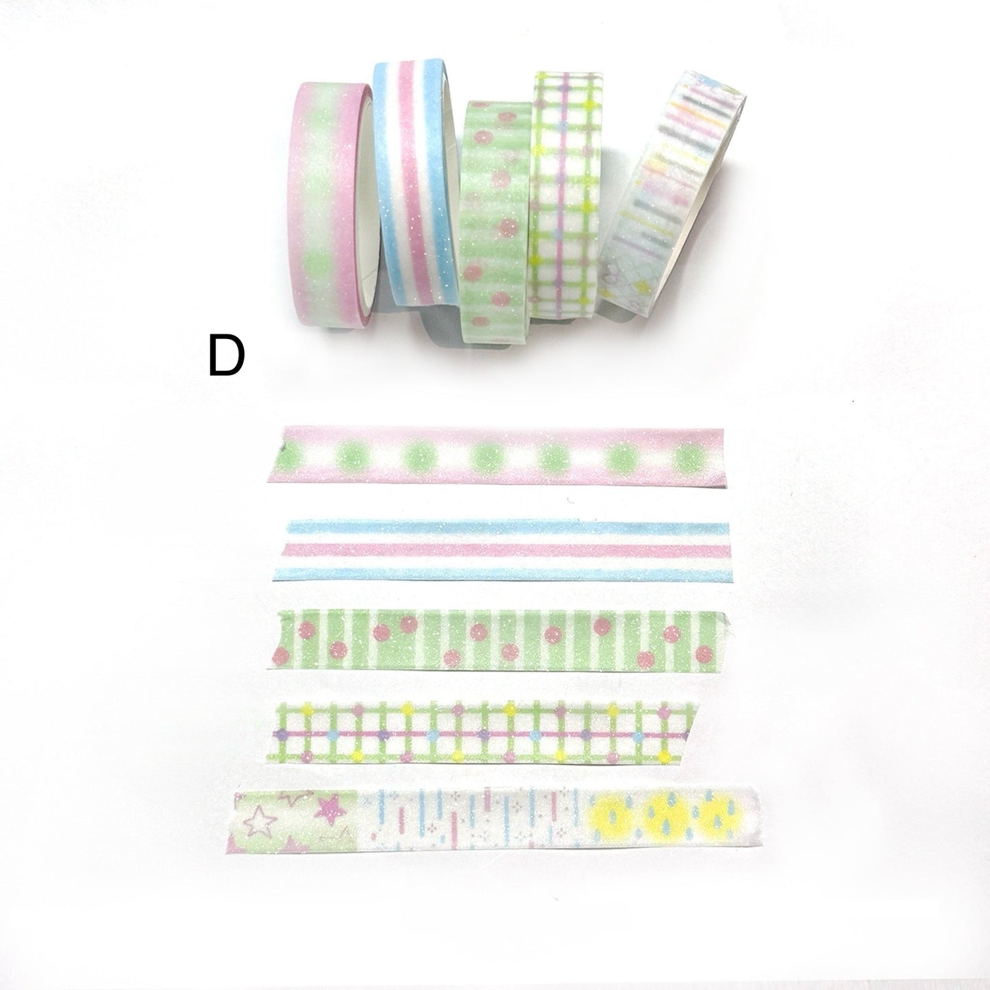 Matte glitter paper tape ✨