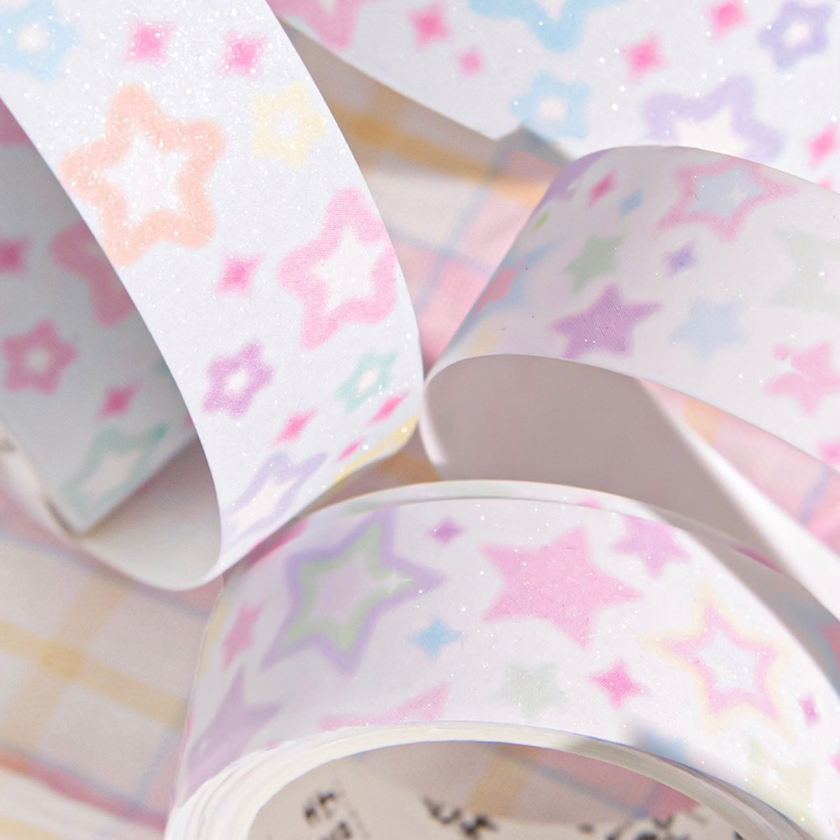 Star series Matte glitter paper tape ✨