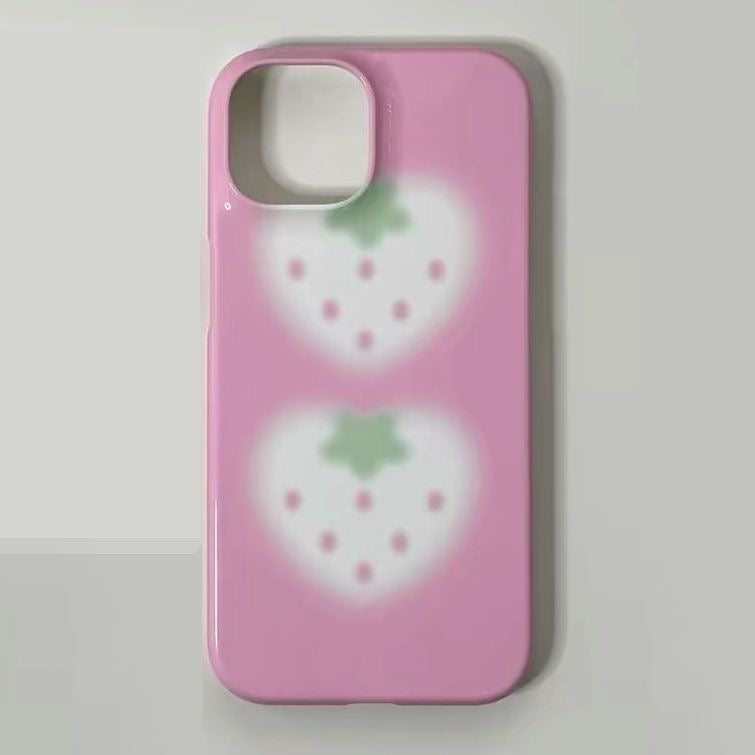 Strawberry hearts iPhone case š