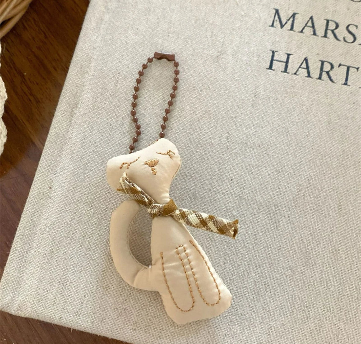Cute Dog & Bear Letter Charm