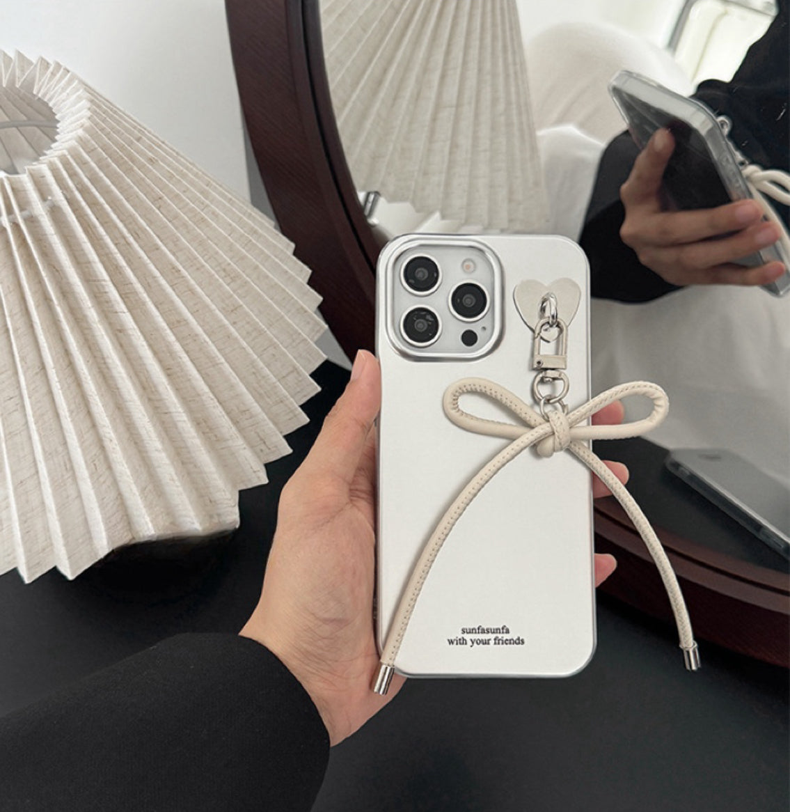 iPhone case with bow tie
