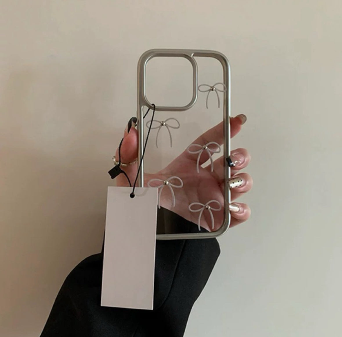 Sliver Ribbon iPhone case