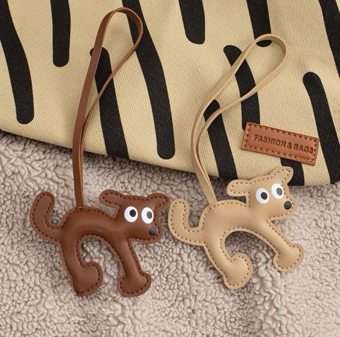 Sausage Dog Leather Keychain🐕