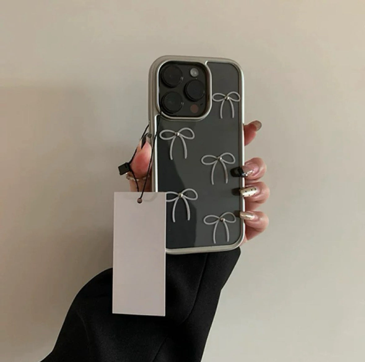 Sliver Ribbon iPhone case