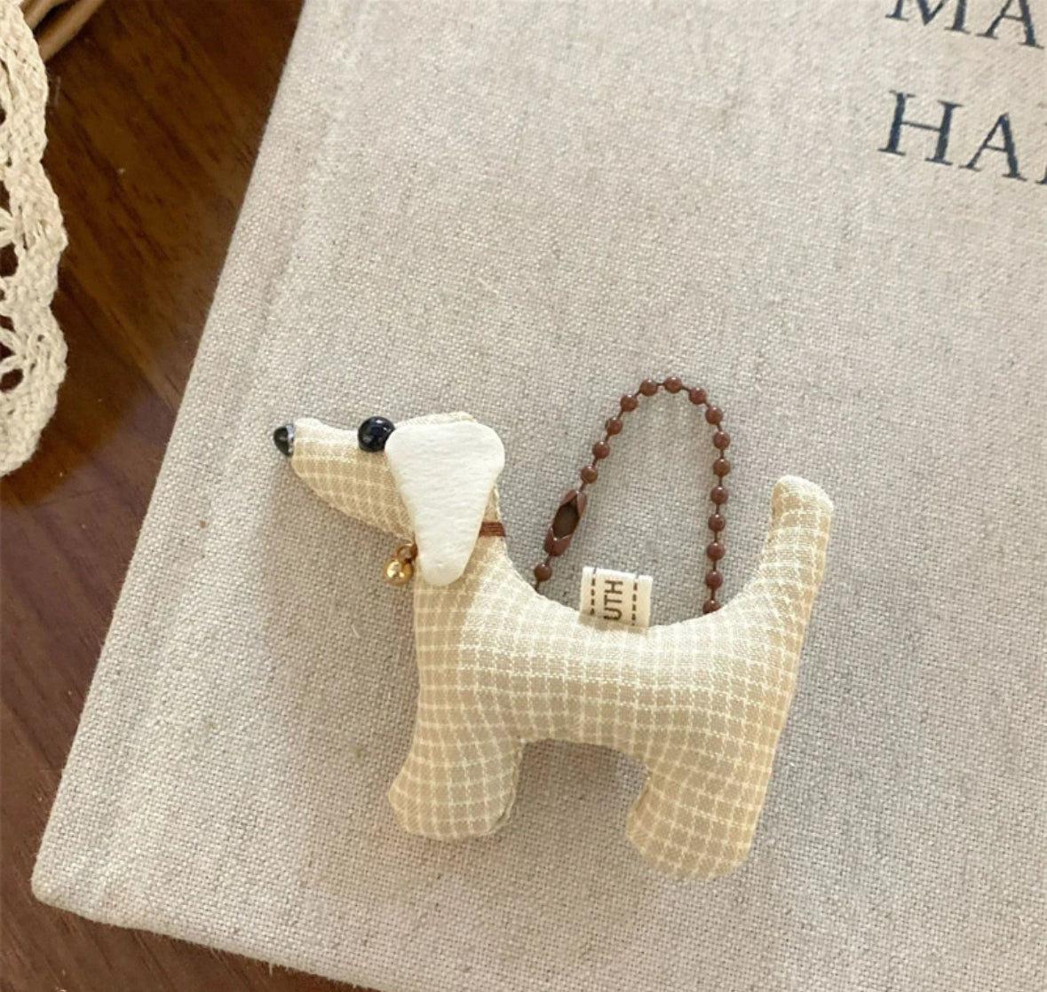 Cute Dog & Bear Letter Charm