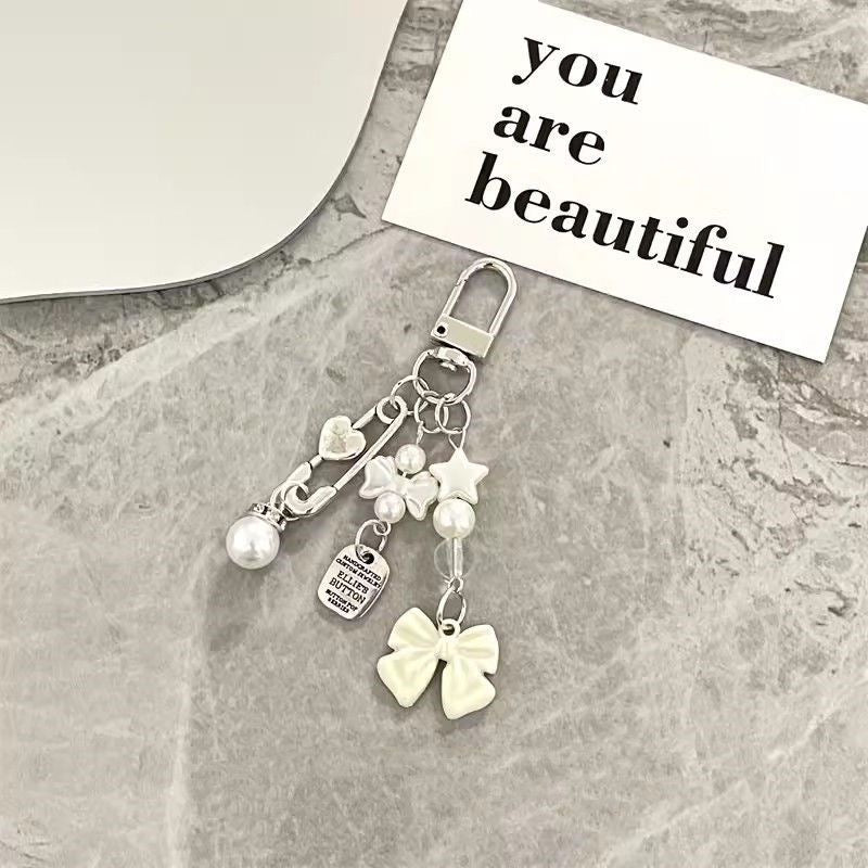 Bow Beaded Phone Charm