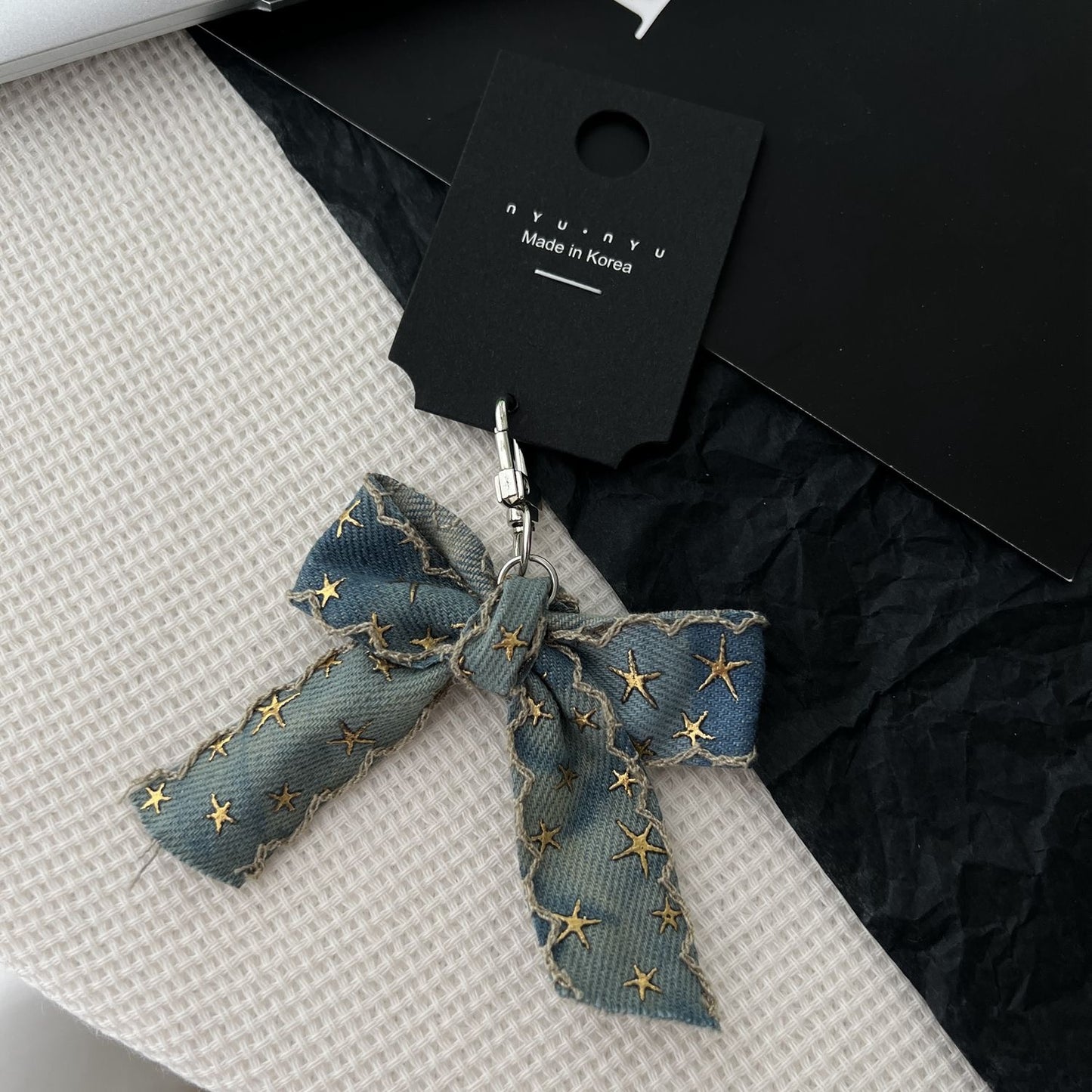 Y2K Star & Bow Charm ⭐️