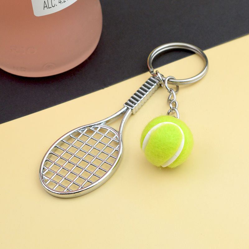 Tennis Racket Keychain