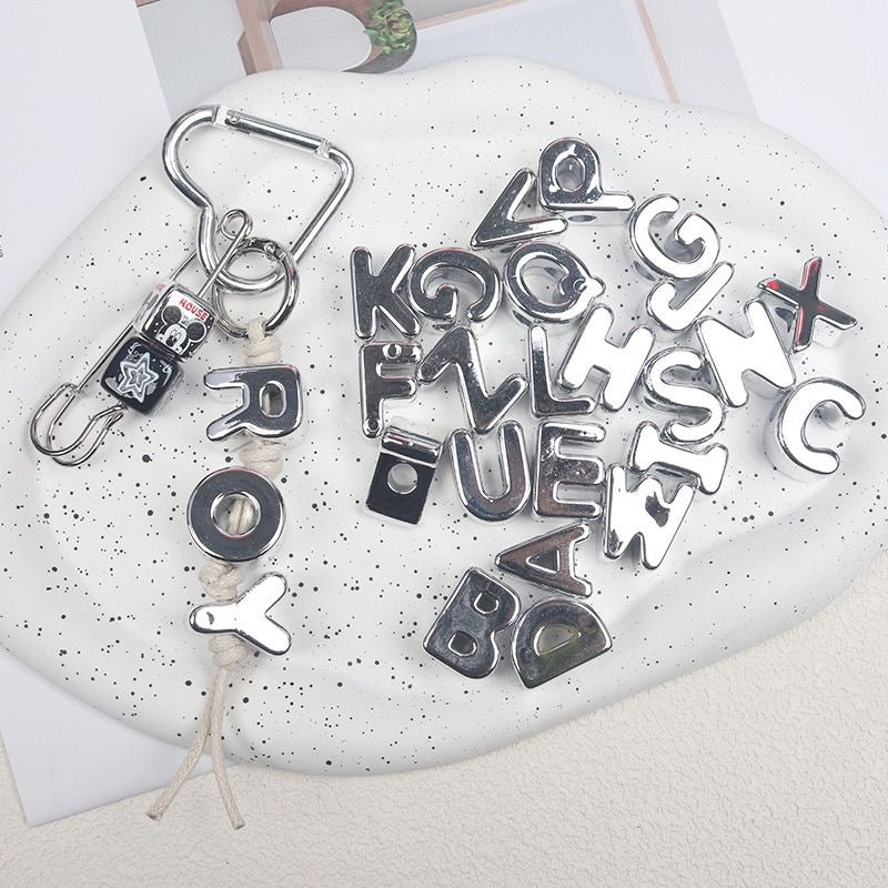 Silver Alphabet Charm