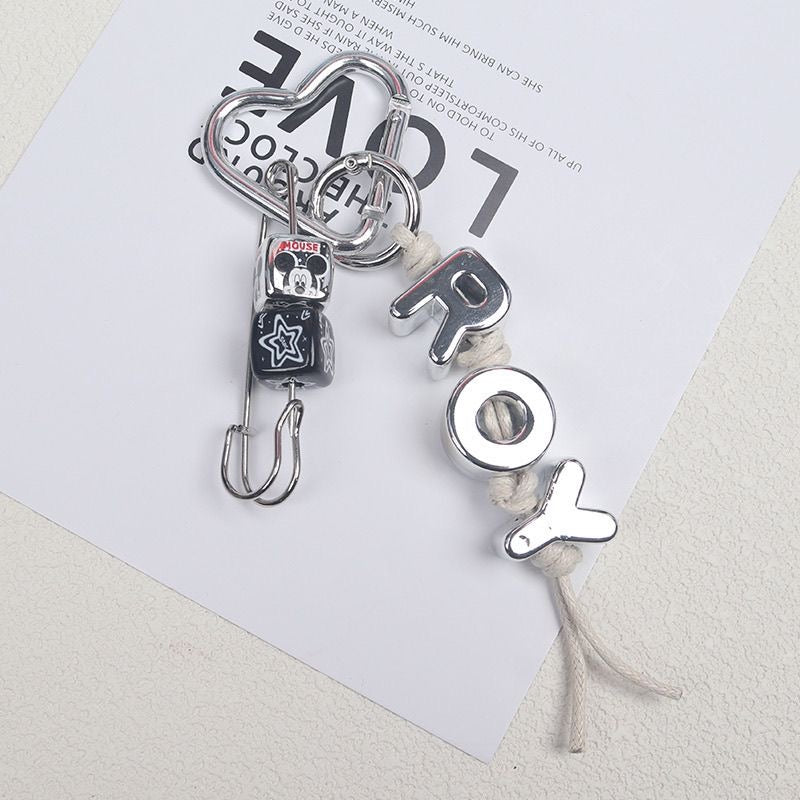 Silver Alphabet Charm