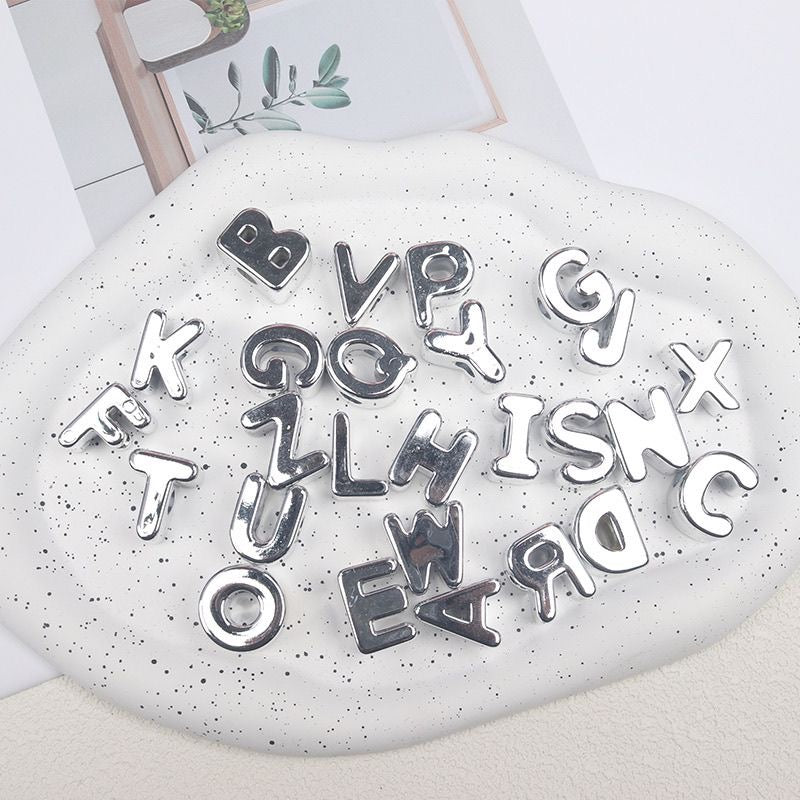 Silver Alphabet Charm