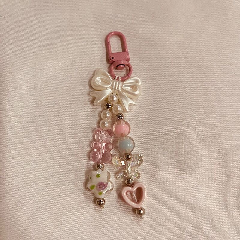 Y2K style pink Chain Charm