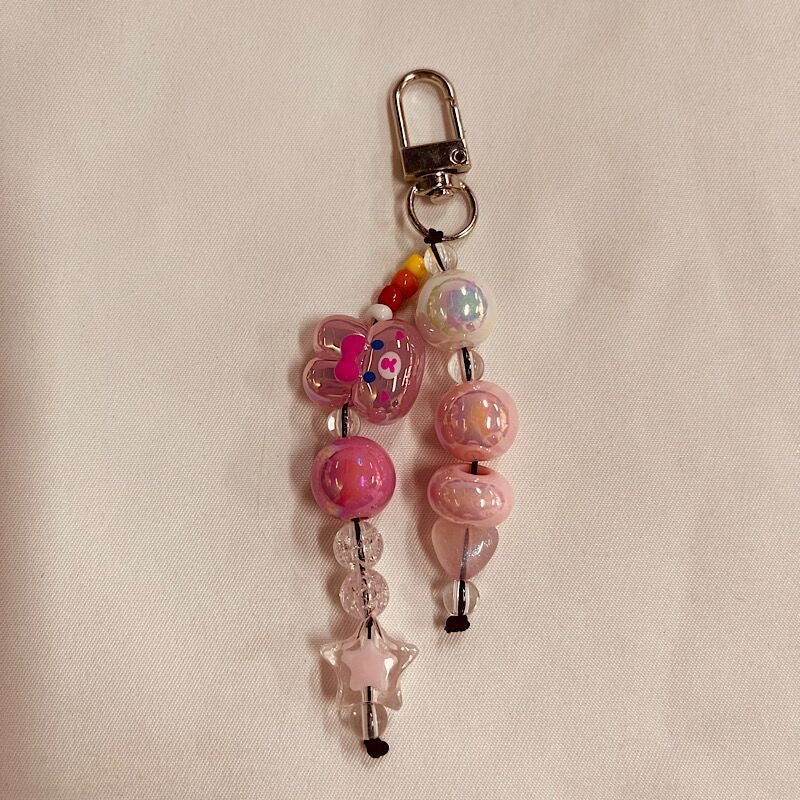 Y2K style pink Chain Charm