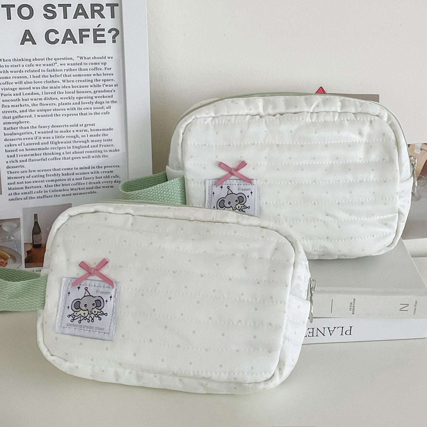 Dot elephant hand carry bag