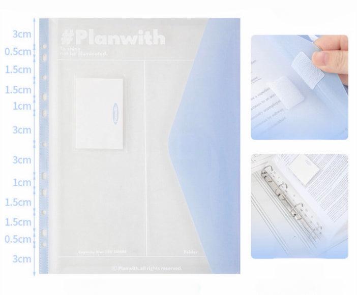 Loose-leaf document wallets