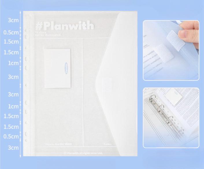 Loose-leaf document wallets