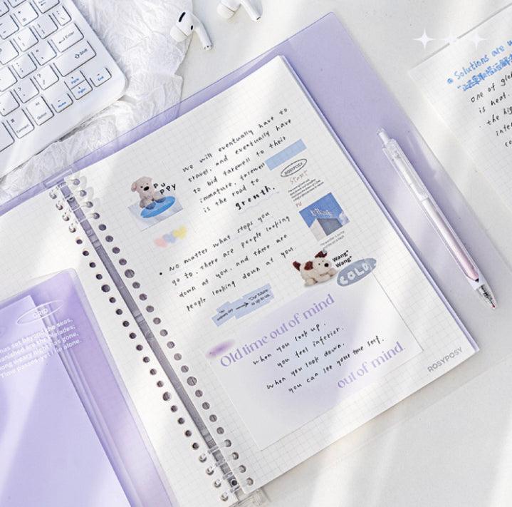 loose-leaf notebook
