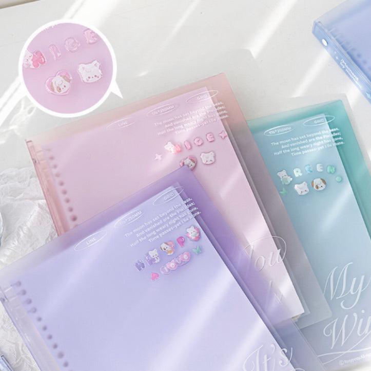loose-leaf notebook