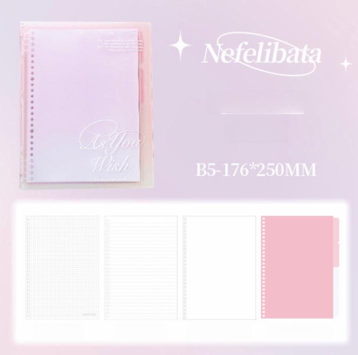 loose-leaf notebook