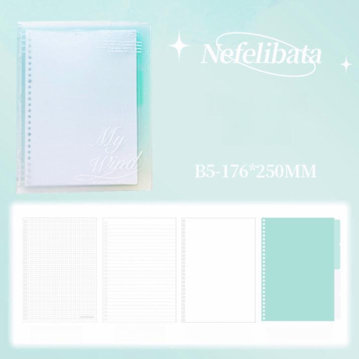 loose-leaf notebook