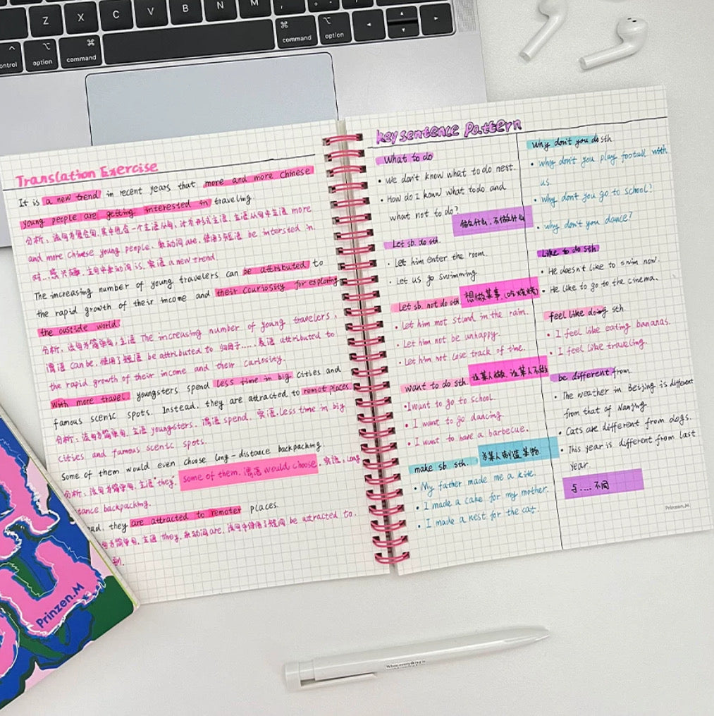 Squared notebook