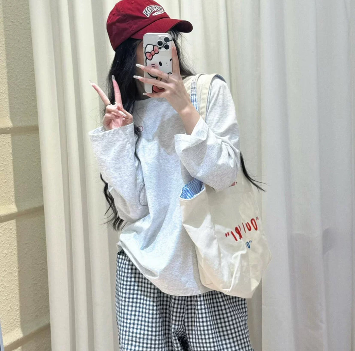 Double-sided tote bag