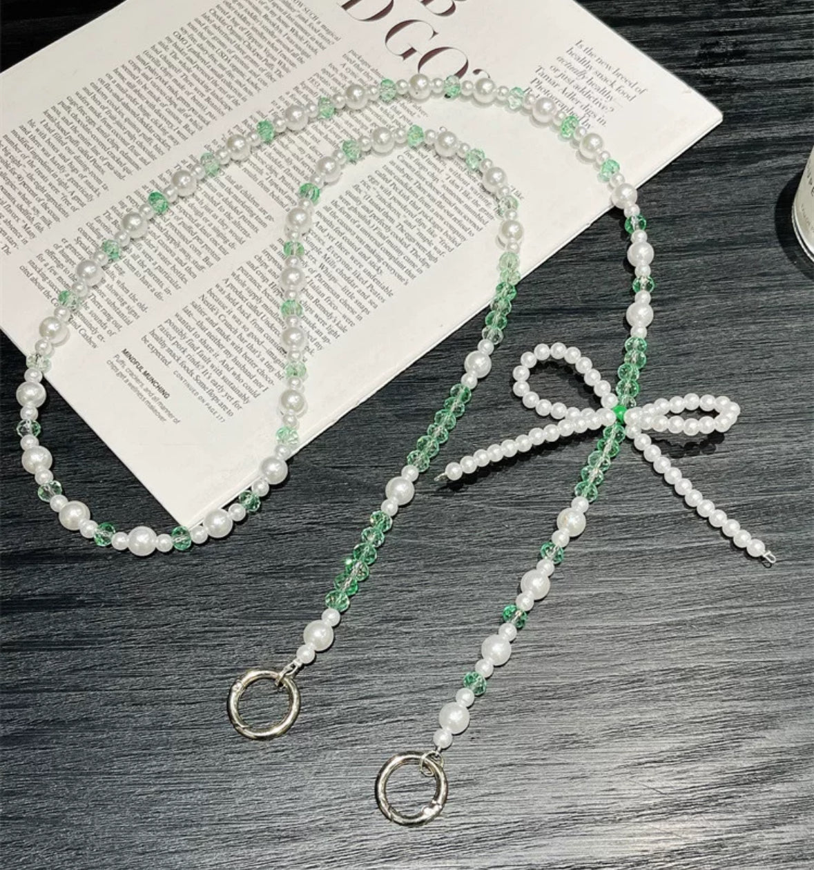 Beads Phone strap π - KIO
