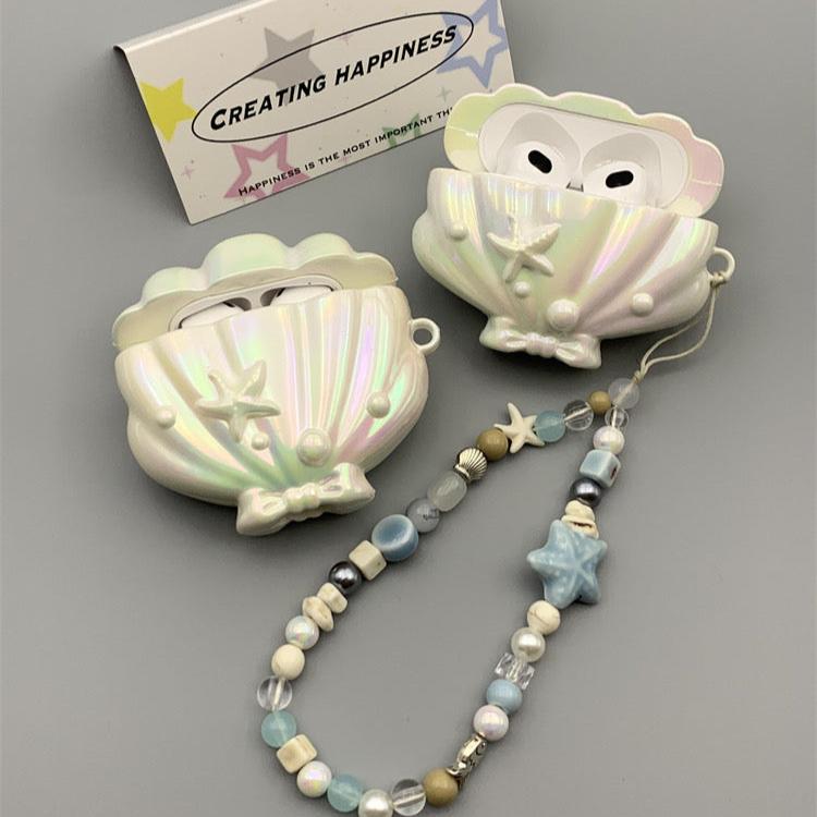 Bling bling Shell AirPods case (with key chain) π - KIO