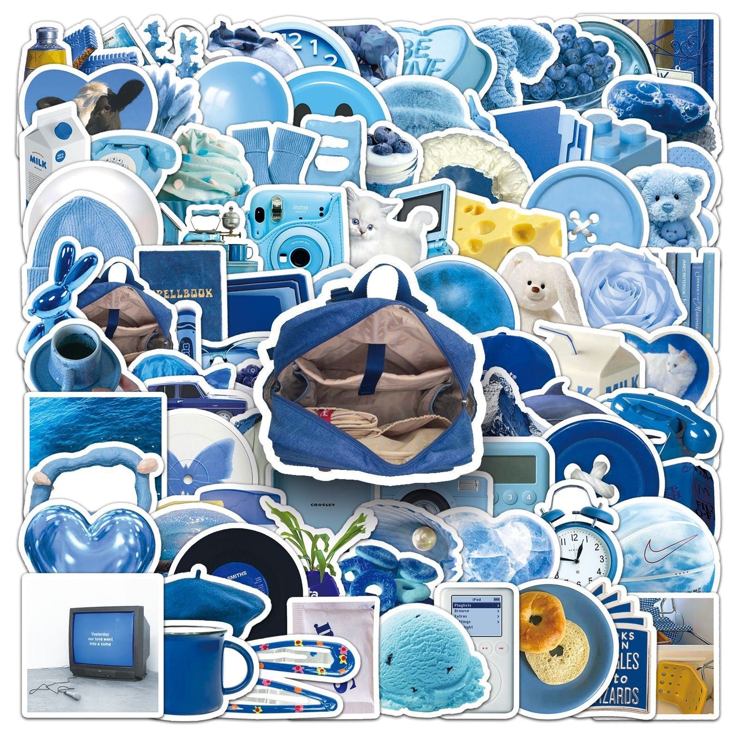 Blue style sticker pack π - KIO