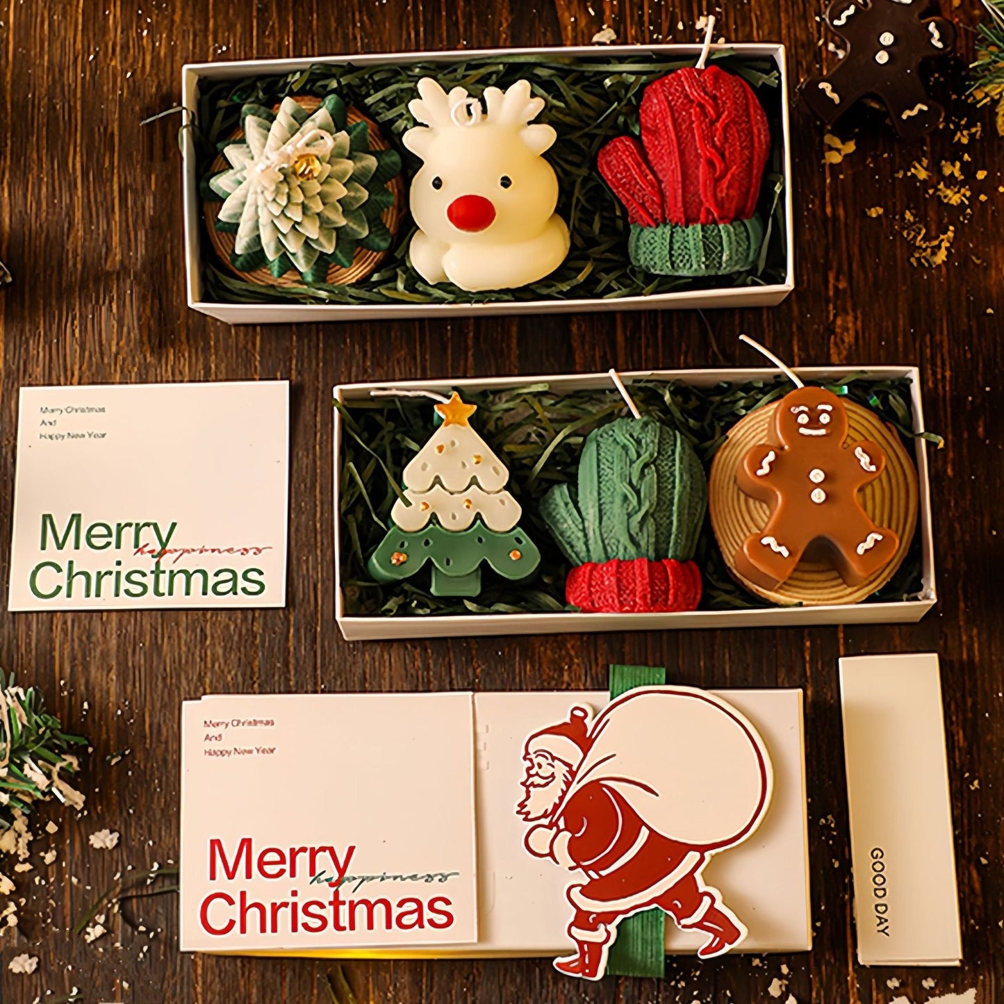 Christmas candle set ☃️ - KIO