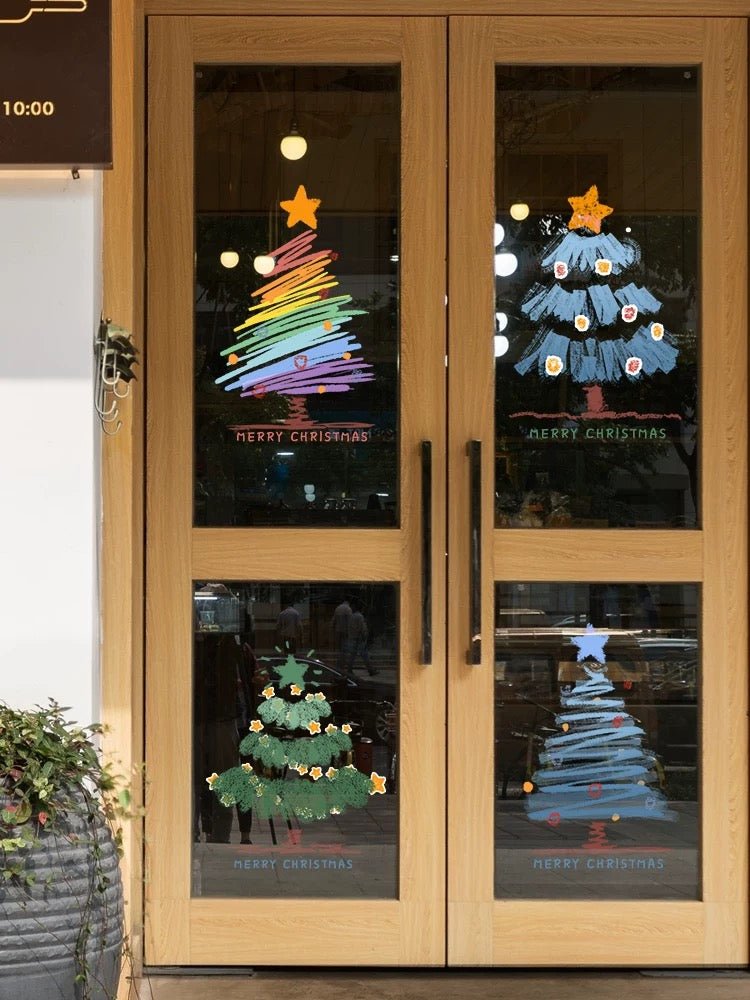 Christmas window decal π - KIO