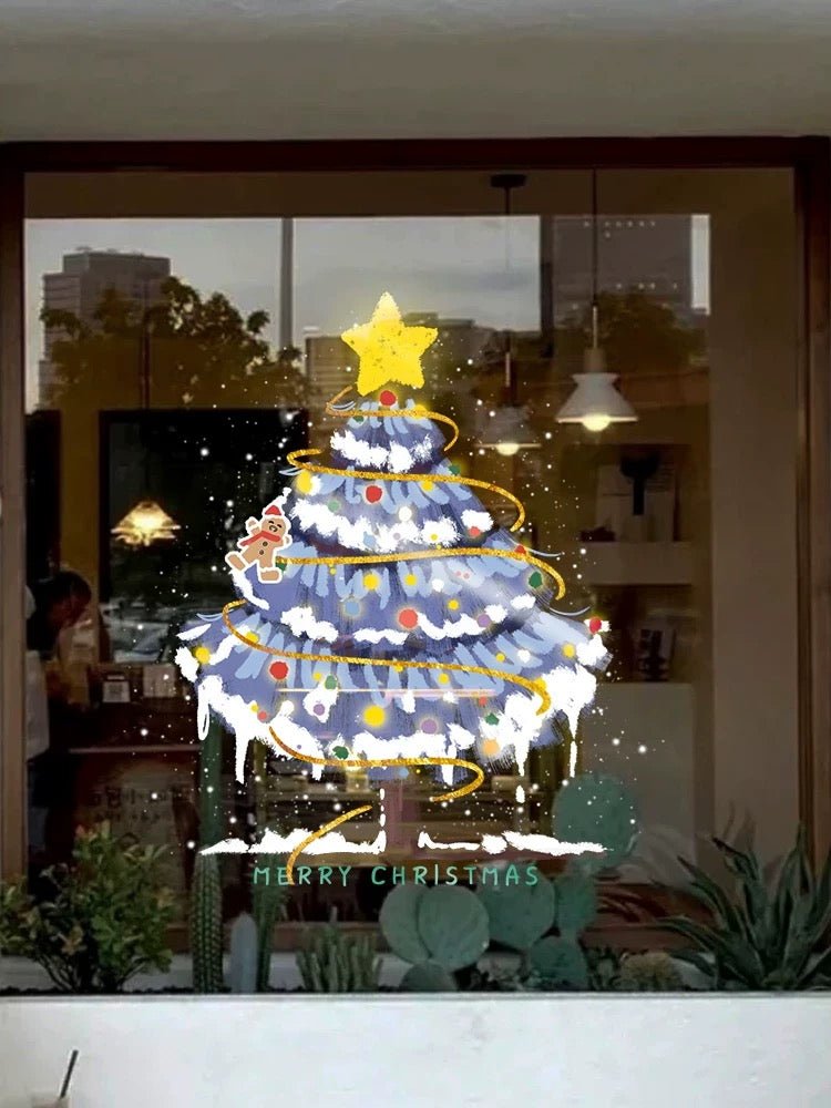 Christmas window decal π - KIO
