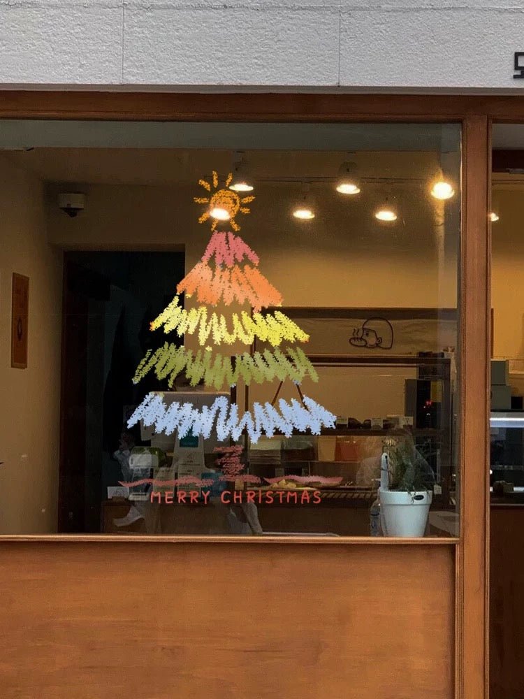 Christmas window decal π - KIO
