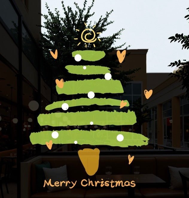 Christmas window decal π - KIO