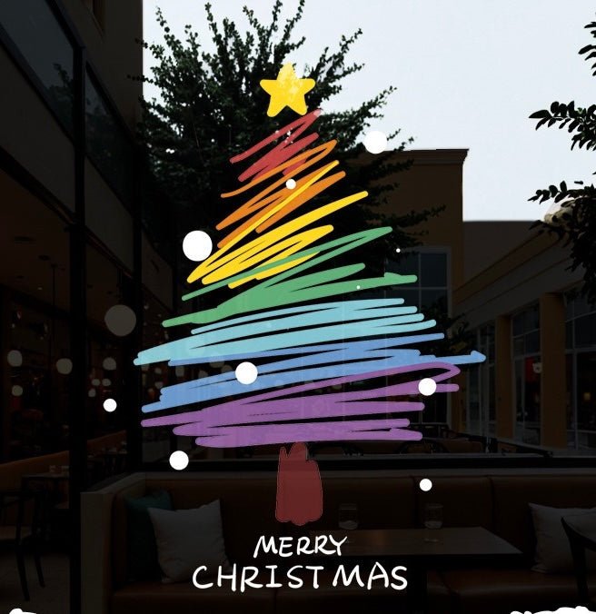 Christmas window decal π - KIO